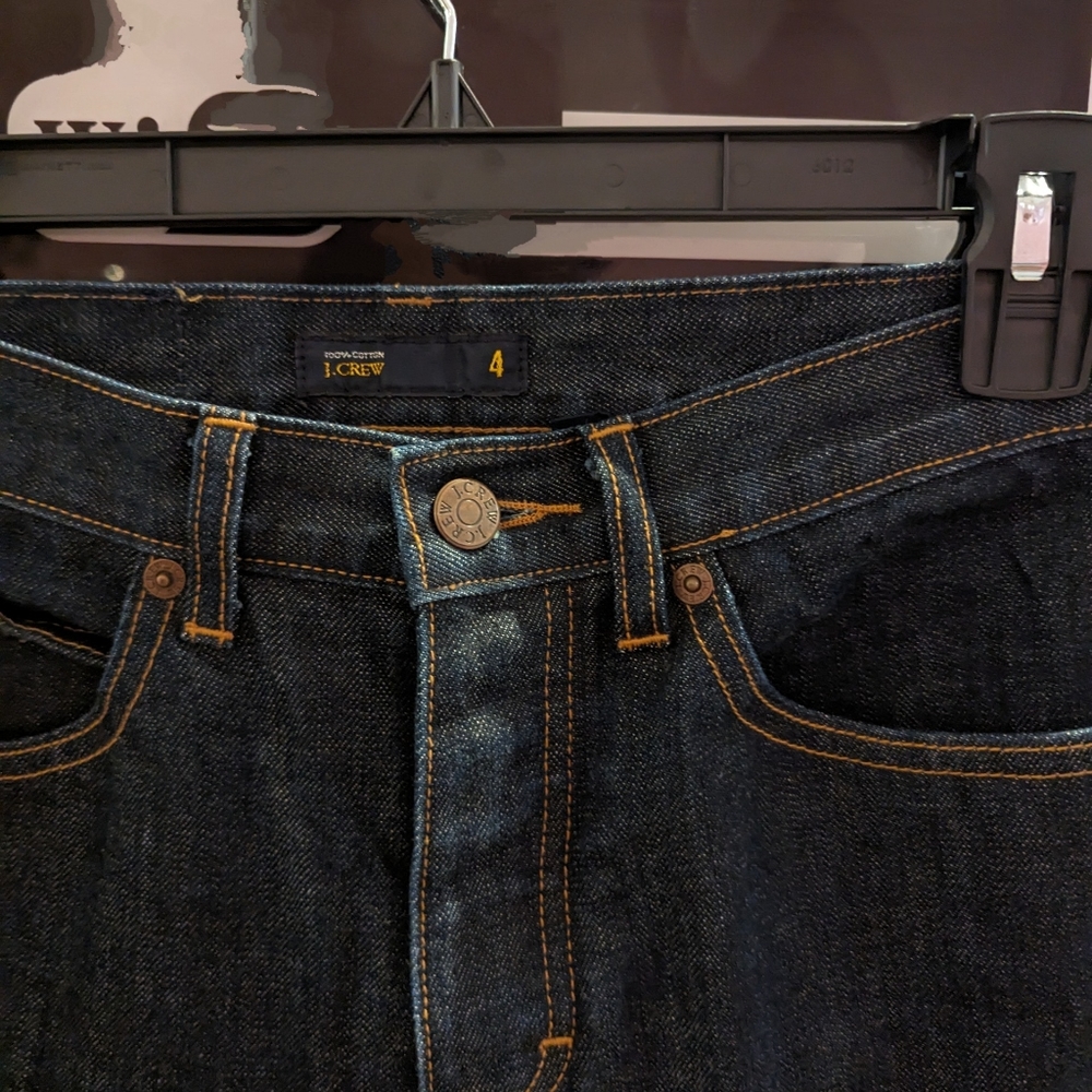 JCrew 100% cotton straight leg denim